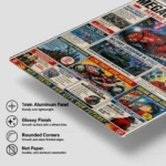 Anime Metal Poster Wall Decor - Neo City Newspaper - Image 6
