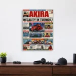 Anime Metal Poster Wall Decor - Neo City Newspaper - Image 4