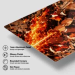 Anime Metal Poster Wall Decor - Slayer Rengoku - B - Image 6