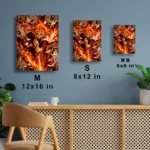 Anime Metal Poster Wall Decor - Slayer Rengoku - B - Image 7