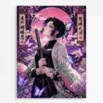 Anime Metal Poster Wall Decor - Slayer Shinobu - A