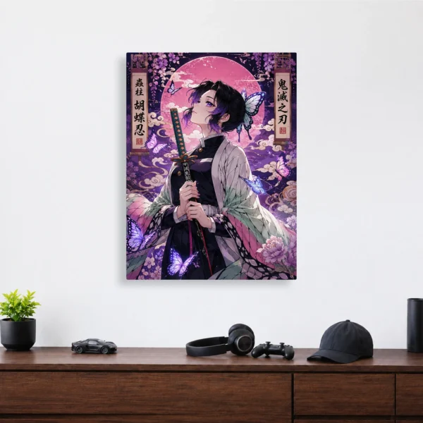 Anime Metal Poster Wall Decor - Slayer Shinobu - A - Image 4
