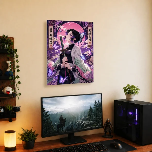 Anime Metal Poster Wall Decor - Slayer Shinobu - A - Image 5