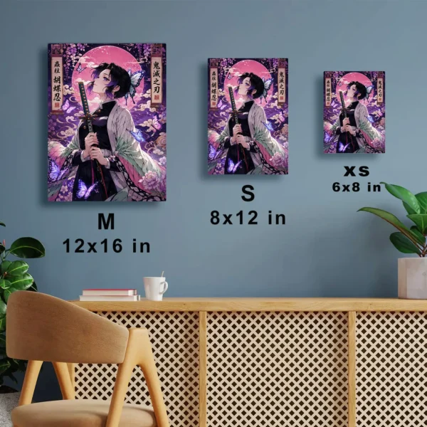 Anime Metal Poster Wall Decor - Slayer Shinobu - A - Image 7