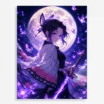 Anime Metal Poster Wall Decor - Slayer Shinobu - B