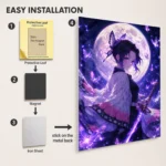 Anime Metal Poster Wall Decor - Slayer Shinobu - B - Image 2