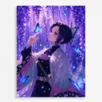 Anime Metal Poster Wall Decor - Slayer Shinobu - C