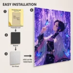 Anime Metal Poster Wall Decor - Slayer Shinobu - C - Image 2