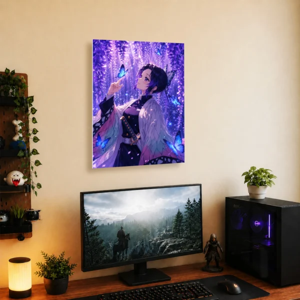Anime Metal Poster Wall Decor - Slayer Shinobu - C - Image 5