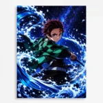 Anime Metal Poster Wall Decor - Slayer Tanjiro - A