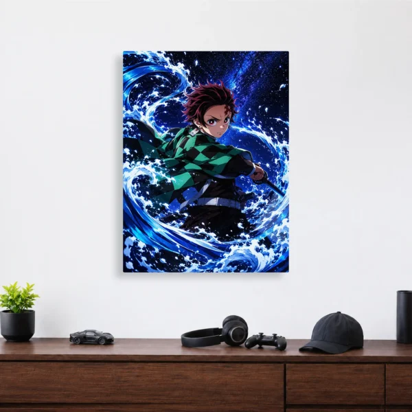 Anime Metal Poster Wall Decor - Slayer Tanjiro - A - Image 4