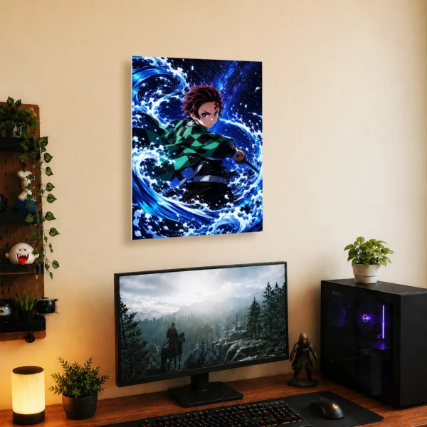 Anime Metal Poster Wall Decor - Slayer Tanjiro - A - Image 5
