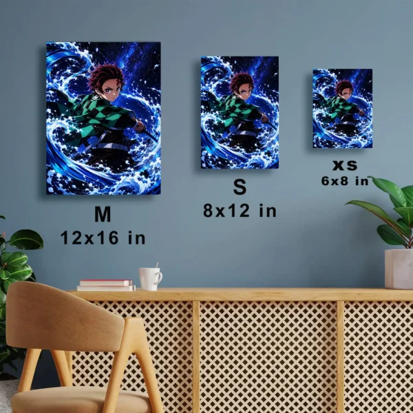 Anime Metal Poster Wall Decor - Slayer Tanjiro - A - Image 7