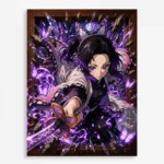 Anime Metal Poster Wall Decor - Slayer Shinobu - D