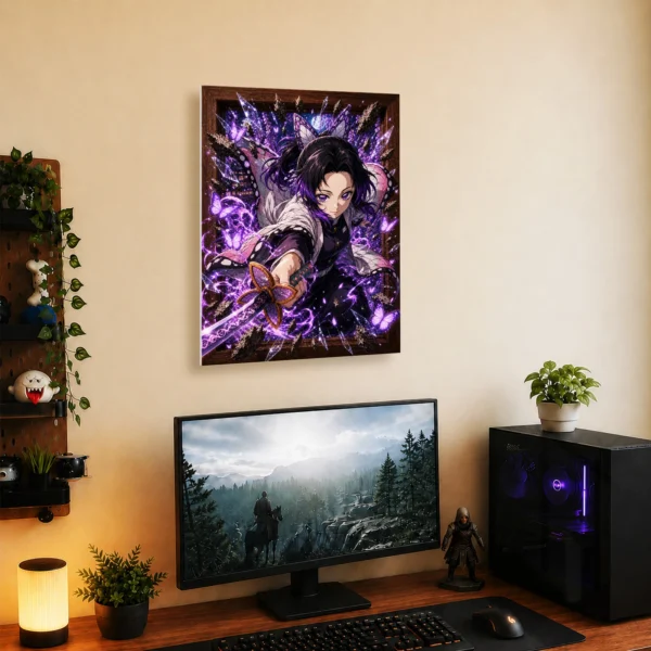 Anime Metal Poster Wall Decor - Slayer Shinobu - D - Image 5