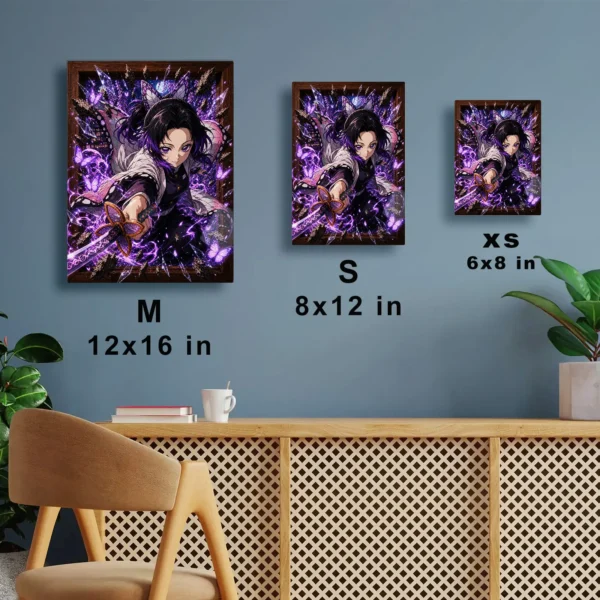 Anime Metal Poster Wall Decor - Slayer Shinobu - D - Image 7