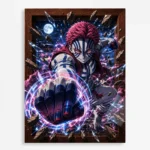 Anime Metal Poster Wall Decor - Slayer Akaza - A