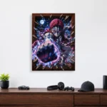 Anime Metal Poster Wall Decor - Slayer Akaza - A - Image 4