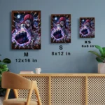 Anime Metal Poster Wall Decor - Slayer Akaza - A - Image 7