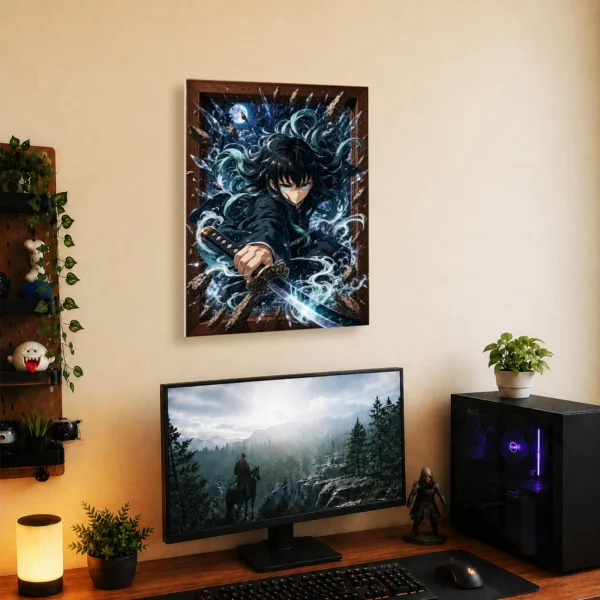 Anime Metal Poster Wall Decor - Slayer Muichiro - A - Image 5