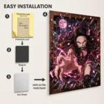 Anime Metal Poster Wall Decor - Slayer Nezuko - A - Image 2