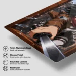 Anime Metal Poster Wall Decor - AOT Mikasa Ackerman - Image 6