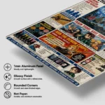 Anime Metal Poster Wall Decor - Slayer Newspaper - Image 6