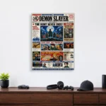 Anime Metal Poster Wall Decor - Slayer Newspaper - Image 4