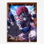 Anime Metal Poster Wall Decor - Slayer Akaza - B