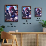Anime Metal Poster Wall Decor - Slayer Akaza - B - Image 7