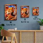 Anime Metal Poster Wall Decor - Slayer Rengoku - C - Image 7