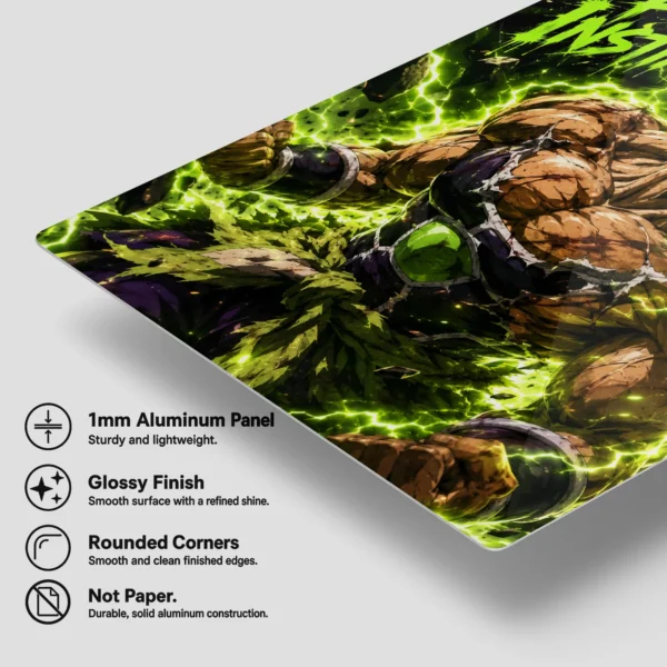 Anime Metal Poster Wall Decor - DB Broly - Image 6