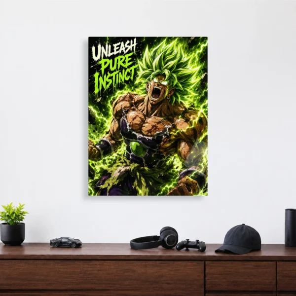 Anime Metal Poster Wall Decor - DB Broly - Image 4