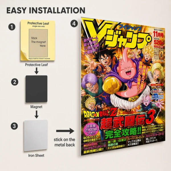 Anime Metal Poster Wall Decor - DB - Image 2