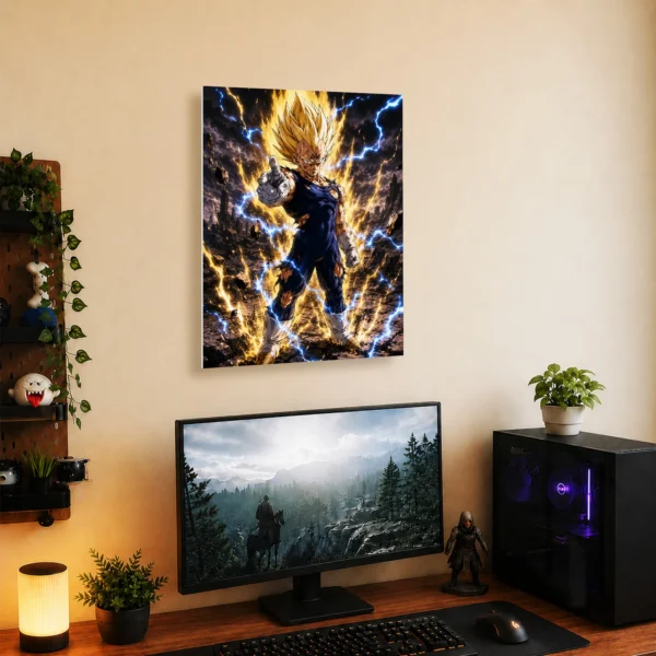 Anime Metal Poster Wall Decor - DB Vegeta - Image 5