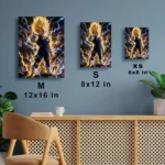 Anime Metal Poster Wall Decor - DB Vegeta - Image 7