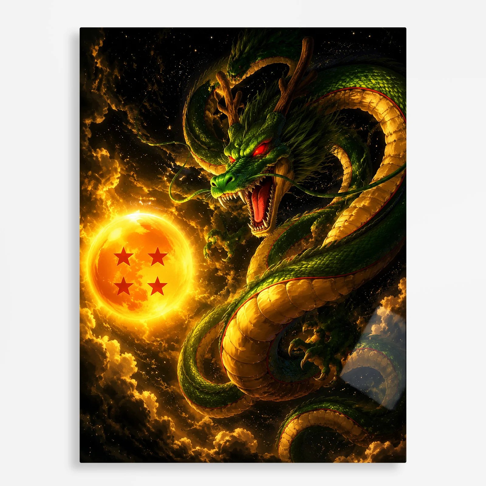 anime metal poster (118) s1 Anime Metal Poster Wall Decor - DB Shenron - Image 1