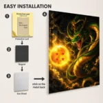 Anime Metal Poster Wall Decor - DB Shenron - Image 2