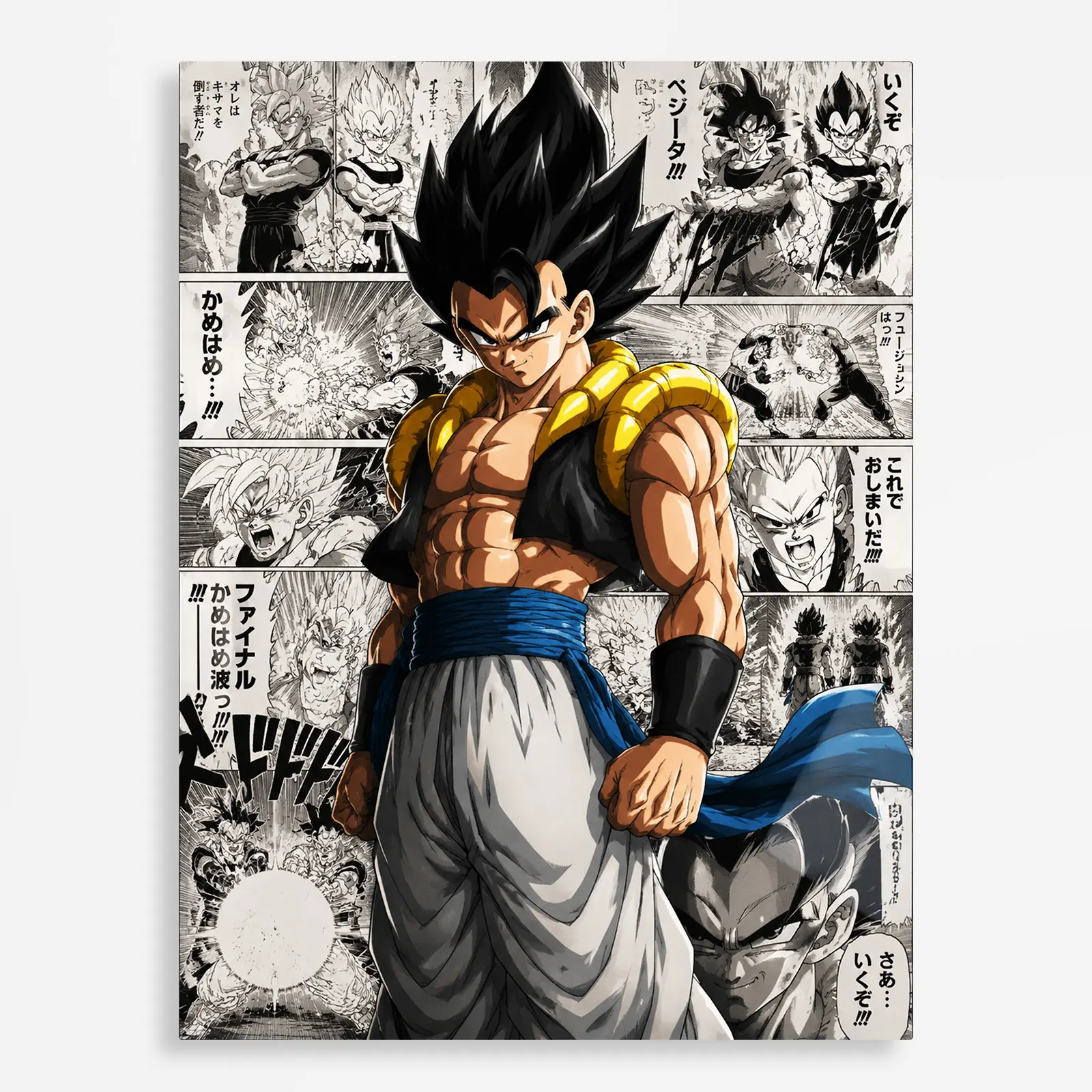 anime metal poster (119) s1 Anime Metal Poster Wall Decor - DB Vegeta - A - Image 1