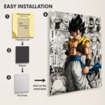 Anime Metal Poster Wall Decor - DB Vegeta - A - Image 2