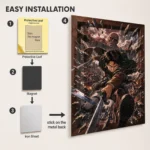 Anime Metal Poster Wall Decor - AOT - B - Image 2