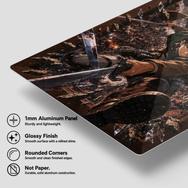 Anime Metal Poster Wall Decor - AOT - B - Image 6