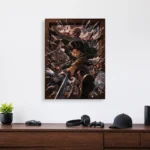 Anime Metal Poster Wall Decor - AOT - B - Image 4