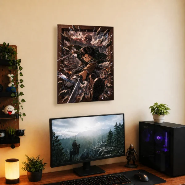 Anime Metal Poster Wall Decor - AOT - B - Image 5