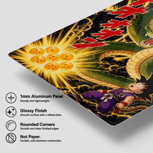 Anime Metal Poster Wall Decor - DB Shenron - A - Image 6