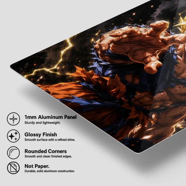 Anime Metal Poster Wall Decor - DB Goku - Image 6