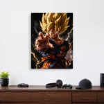 Anime Metal Poster Wall Decor - DB Goku - Image 4