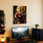 Anime Metal Poster Wall Decor - DB Goku - Image 5