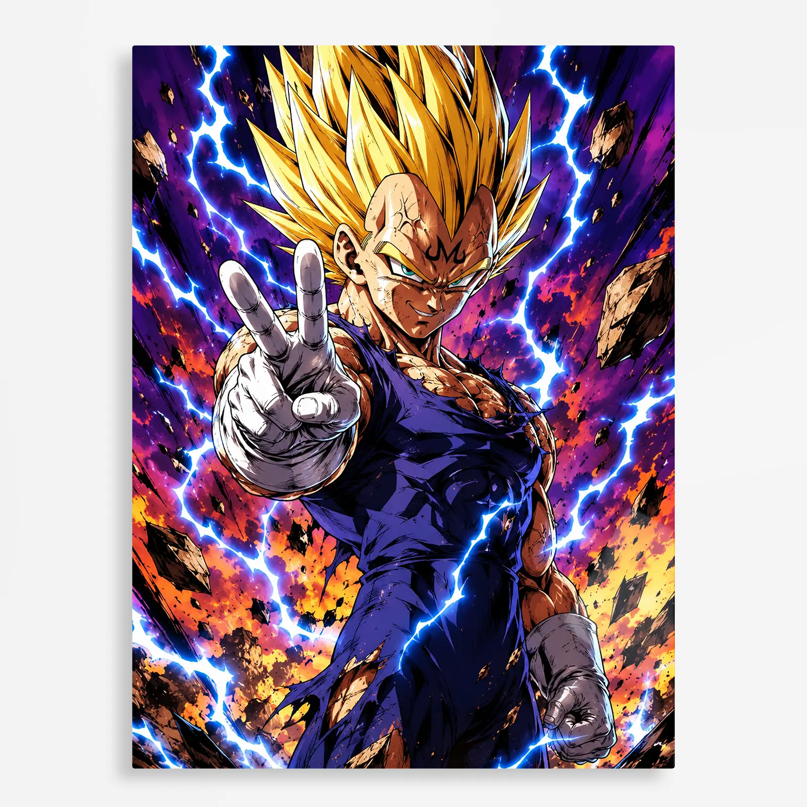 anime metal poster (124) s1 Anime Metal Poster Wall Decor - DB Shenron - B - Image 1