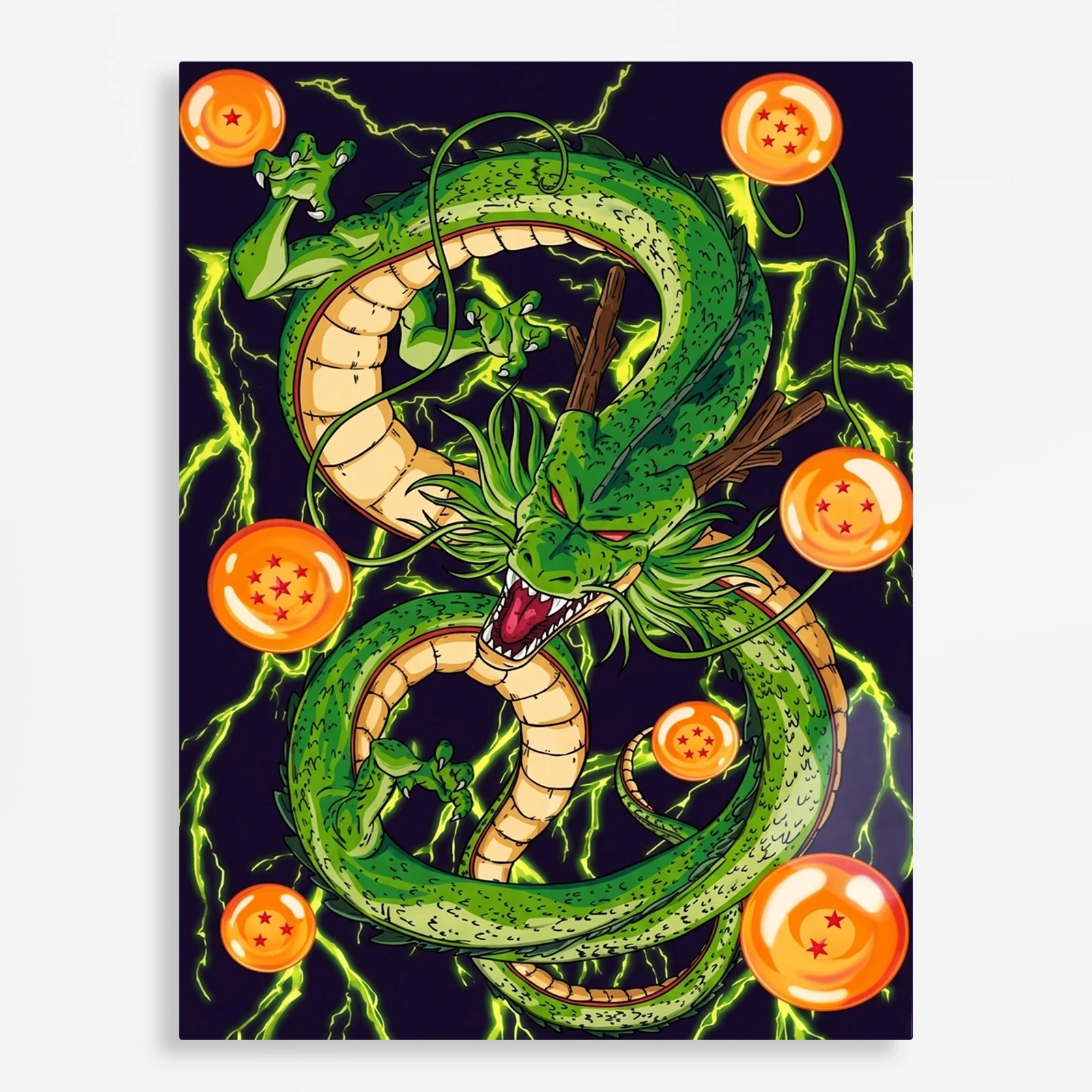 anime metal poster (125) s1 Anime Metal Poster Wall Decor - DB Shenron - C - Image 1
